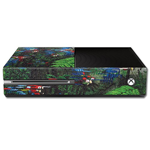 MightySkins Skin Compatible with Microsoft Xbox One - Macaws in Flight | Protective, Durable, and Unique Vinyl Decal wrap Cover 