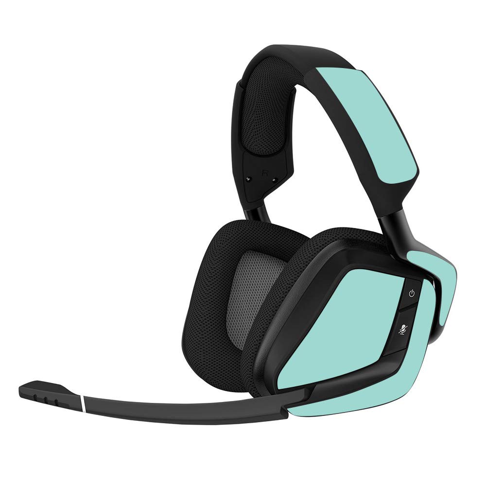 MIGHTY SKINS Corsair Void Pro Skin - Solid Seafoam Vinyl Decal Wrap, Durable & Easy to Apply