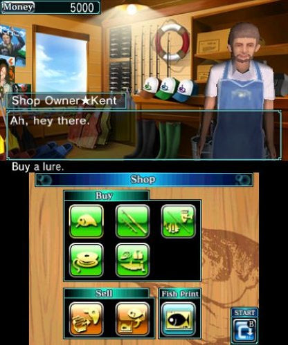 Aksys Super Black Bass 3D Game for Nintendo 3DS - Model 3DS-008