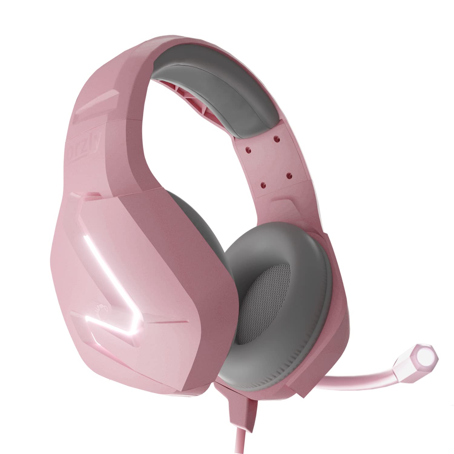Orzly Gaming Headset (Pink) for PC and Gaming Consoles PS5  PS4  Xbox Series X | S  Xbox ONE  Nintendo Switch & Google Stadia Stereo Sound with Noise Cancelling mic - Hornet RXH-20 Nakuru Edition