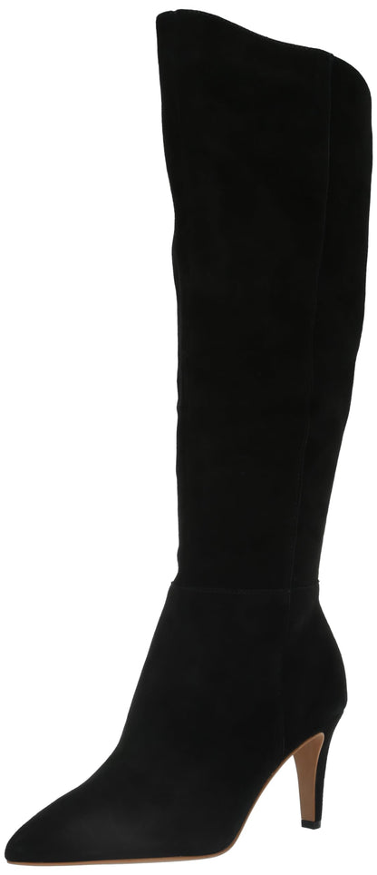 Dolce Vita HAZE Onyx Suede Heels, Size 10 - Stylish Footwear for Every Occasion