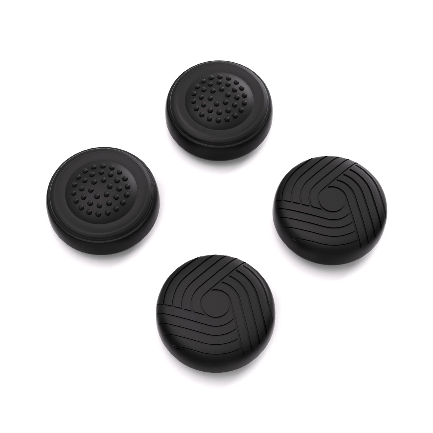 PlayVital Thumb Grip Caps for Steam Deck LCD  Silicone Thumbsticks Grips Joystick Caps for Steam Deck OLED - Samurai & Guardian Edition