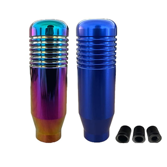 Artgol 2 Pcs (Neon&Blue Color) Gear Shifter Knobs and Adapter Replacement for Logitech G29 G920 G923 G27 Driving Force Stick - Aluminum Weighted Shift Knob - Gear Shifting Lever Handle