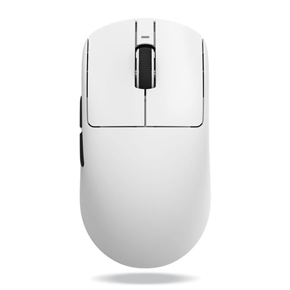 ATK Wireless Gaming Mouse - Ultra-Lightweight 48-55g, PixArt PAW3395 Sensor, Adjustable DPI 26,000, R1 Pro Max, White