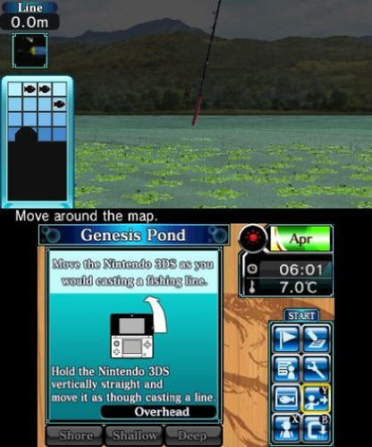 Aksys Super Black Bass 3D Game for Nintendo 3DS - Model 3DS-008