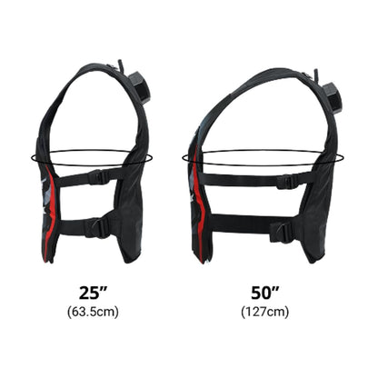 bHaptics TactSuit Air Onyx - Lightweight VR Haptic Vest with 16 Feedback Motors, Wireless Bluetooth, Model BHTV16M1D