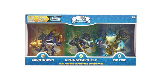 ACTIVISION Skylanders Imaginators Classic Triple Pack - Countdown, Stealth Elf & Rip Tide - 3 Piece Assortment - Multicolor