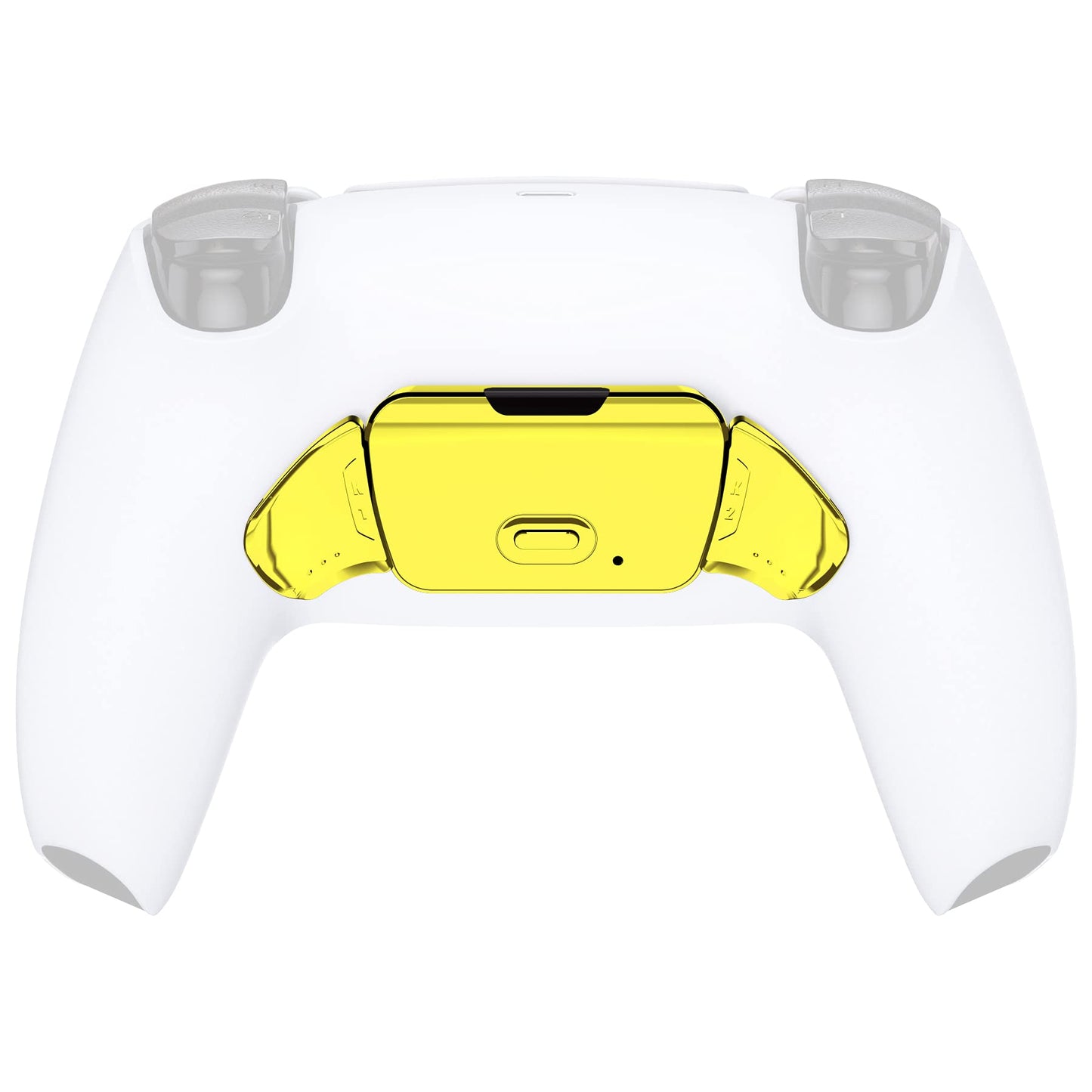 Chrome Gold Replacement Redesigned K1 K2 Back Button Housing Shell for PS5 Controller eXtremerate Rise Remap Kit - Controller & Rise Remap Board NOT Included