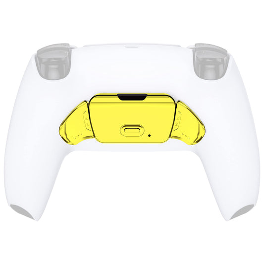 Chrome Gold Replacement Redesigned K1 K2 Back Button Housing Shell for PS5 Controller eXtremerate Rise Remap Kit - Controller & Rise Remap Board NOT Included