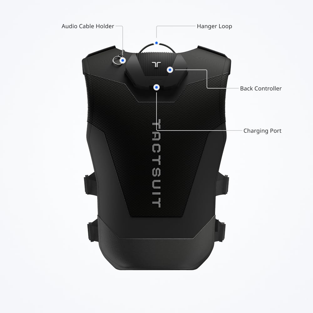 bHaptics TactSuit Pro - Immersive Haptic Vest for VR & Gaming, 32 Feedback Motors, Model BHAP-TS-PRO