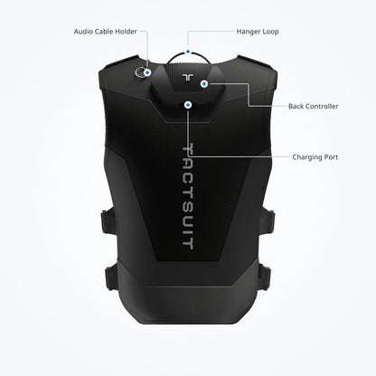 bHaptics TactSuit Pro - Immersive Haptic Vest for VR & Gaming, 32 Feedback Motors, Model BHAP-TS-PRO