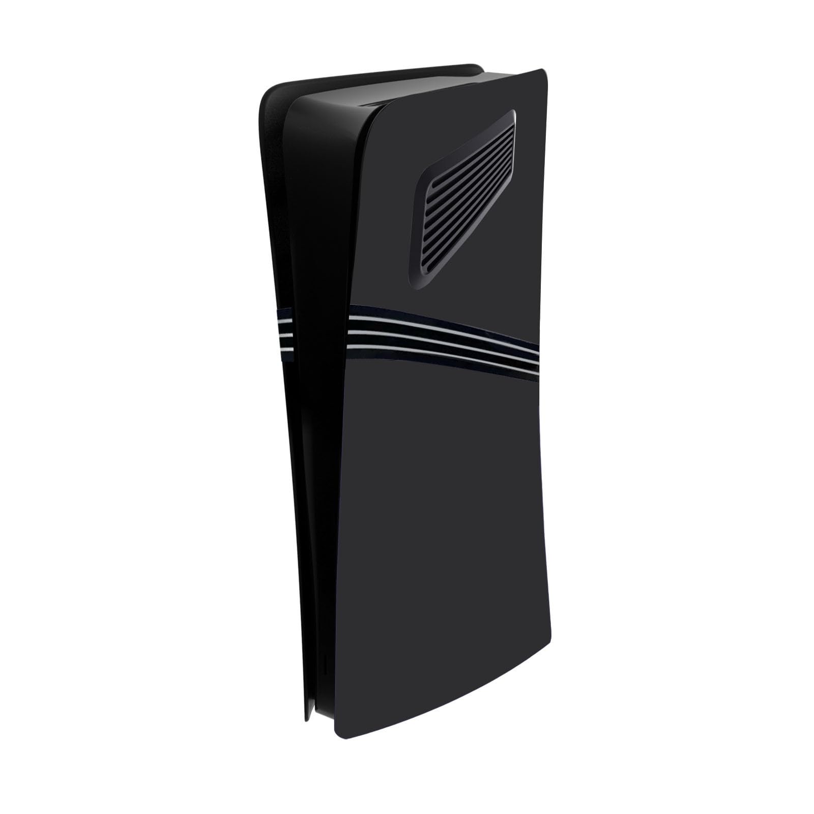 XBERSTAR PS5 Pro Console Face Plate Cover for PS5 Pro Digital Edition (Black)