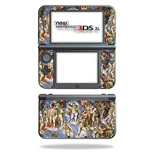 MightySkins Carbon Fiber Skin for Nintendo New 3DS XL (2015) - Last Judgement | Protective  Durable Textured Carbon Fiber Finish | Easy to Apply  Remove  and Change Styles | Made in The USA