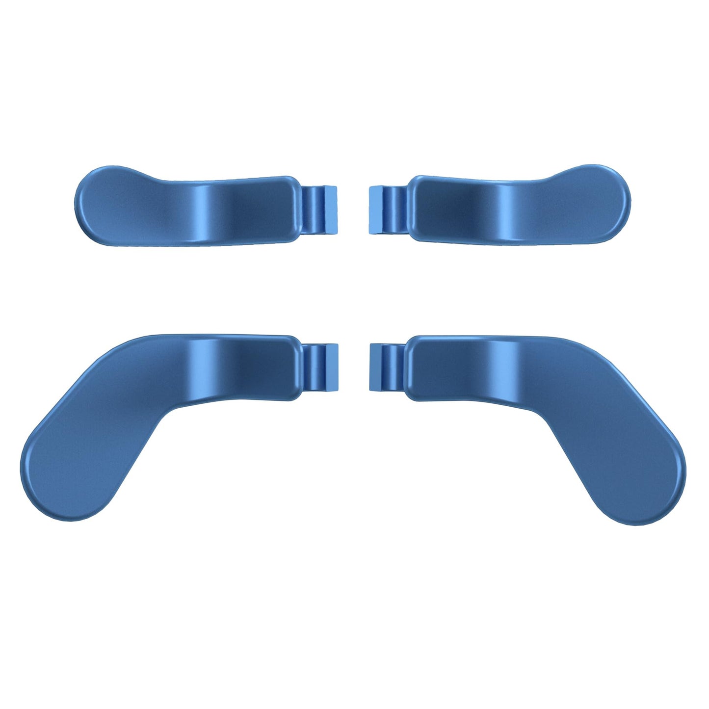 eXtremeRate 4 pcs Metallic Neptune Blue Stainless Steel Paddles  Replacement Interchangeable Hair Trigger Locks for Xbox One Elite  Xbox Elite Series 2 & Elite 2 Core Controller