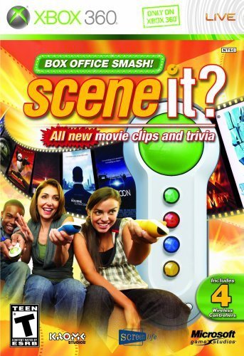 Scene It? Box Office Smash Bundle - Xbox 360 (Renewed)