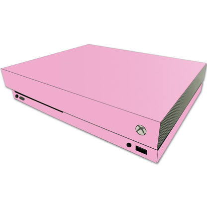 MIGHTY SKINS MightySkins Skin for Microsoft One X Console - Solid Pink, Durable Vinyl Decal, 8 x 0.1 inches, Easy to Apply and Remove