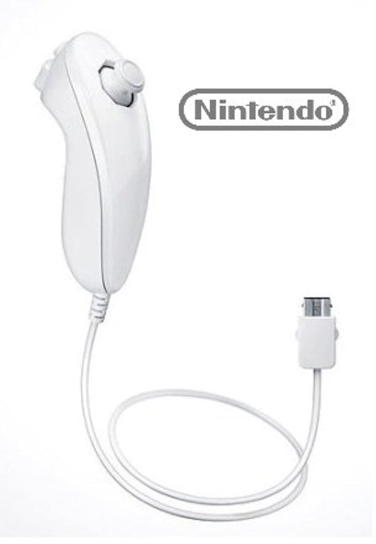 Official Nintendo WiiU Nunchuk Controller - White (Bulk Packaging)