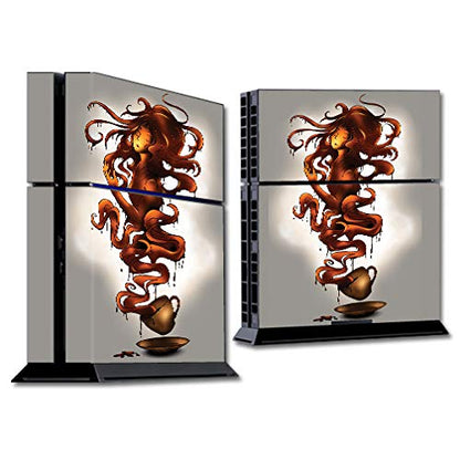 MIGHTY SKINS PS4 Console Skin - Coffee Dreams | Durable Vinyl Decal Wrap | Easy Apply/Remove | Model: SOPS4-Coffee Dreams