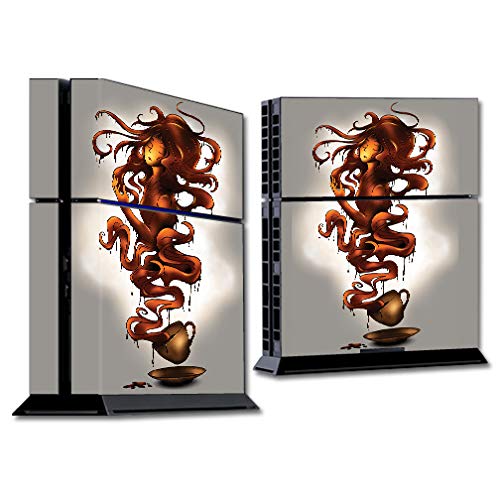 MIGHTY SKINS PS4 Console Skin - Coffee Dreams | Durable Vinyl Decal Wrap | Easy Apply/Remove | Model: SOPS4-Coffee Dreams