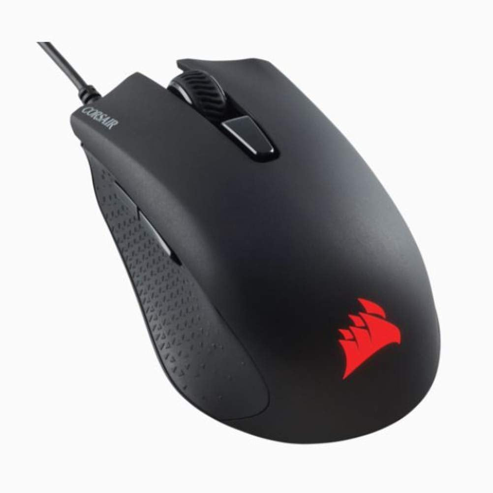 Corsair Harpoon RGB Gaming Mouse - 6000 DPI Optical Sensor, Black, Renewed, Model CH-9301011-NA
