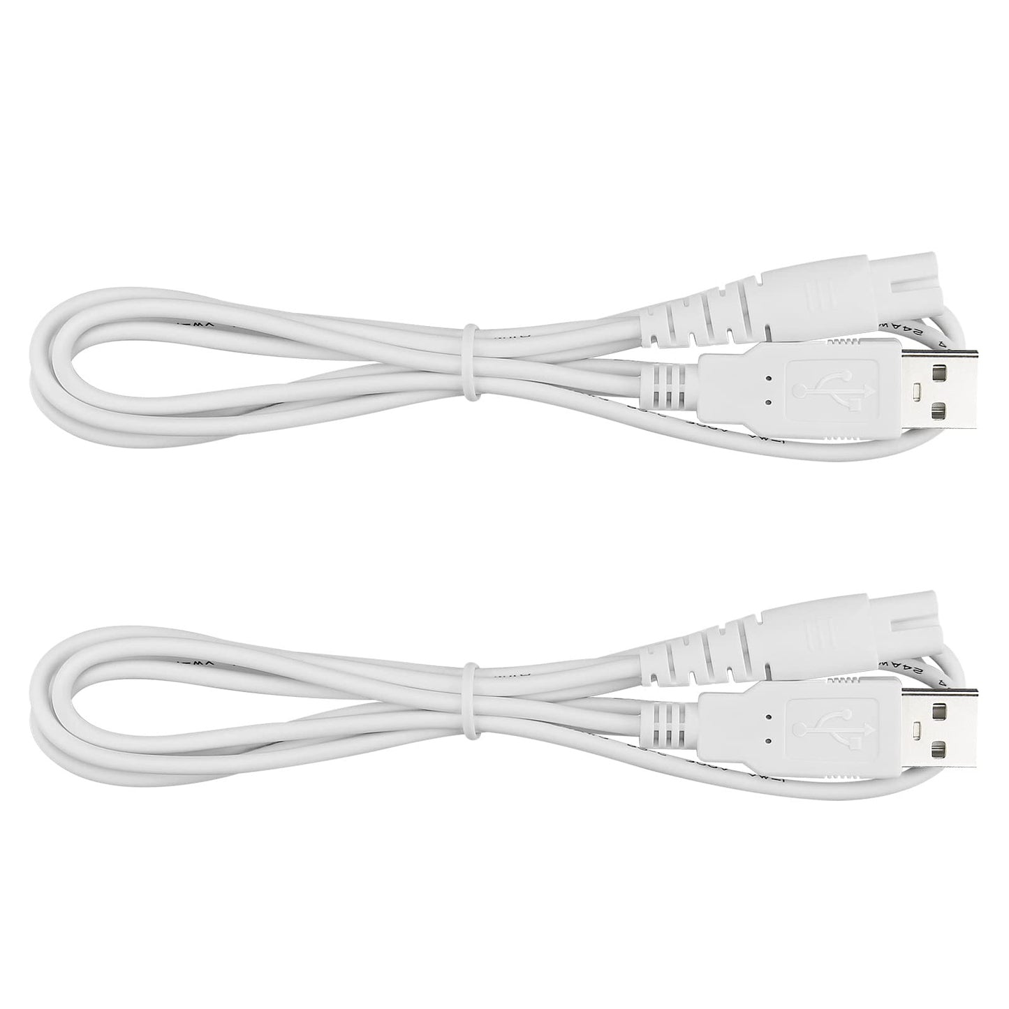 Water Flosser Charger Cord Replacement for Mospro  Zerhunt  Cremax  Nicefeel - Charging Cable 2-Pack