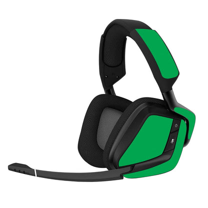 MIGHTY SKINS Corsair Void Pro Skin - Solid Green Vinyl Decal Wrap, Durable & Easy to Apply, Made in USA