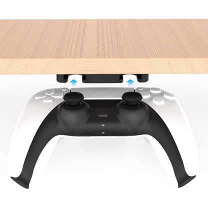 CKXIN Controller Table Stand for PS5/PS4 - Under Desk Mount, 1-Pack, Black, Durable ABS Material