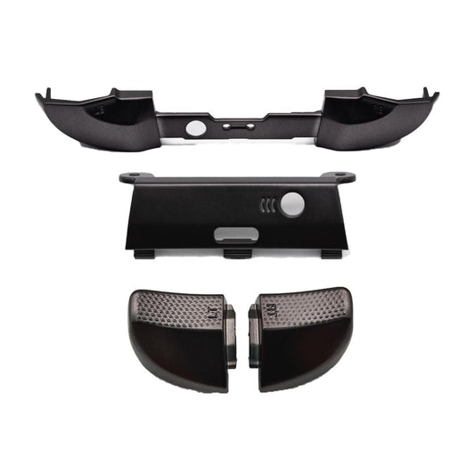 Hzxkqmil Replacement Housing Shell Kit for Xbox Elite Series 2 Controller - Black  Front Back Case Cover Faceplate with LB RB Trigger Button Bumper LT RT Button Decorative Ring Accessories