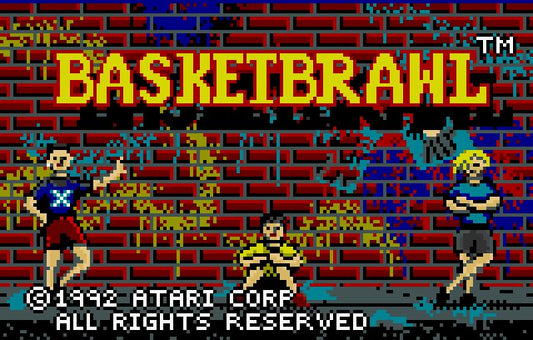Atari Basketbrawl Game - Exciting Basketball Action for All Ages