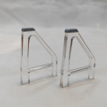 XBERSTAR PS5 Slim Console Stand - Horizontal Bracket Holder with Cooling Feet, Anti-Slip - 6.0x5.0x2.0cm, Disc Edition-A