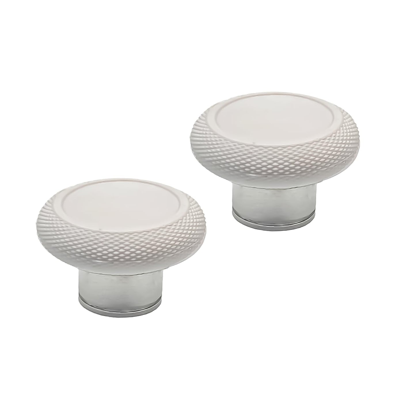 2 Pack Elite 2 Controller Short Thumbsticks Replacement for Xbox Elite Series 2 Controller 0.39in Standard Height Concave Magnetic Analog Short Joysticks for Elite Series 2 Core Controller (White)