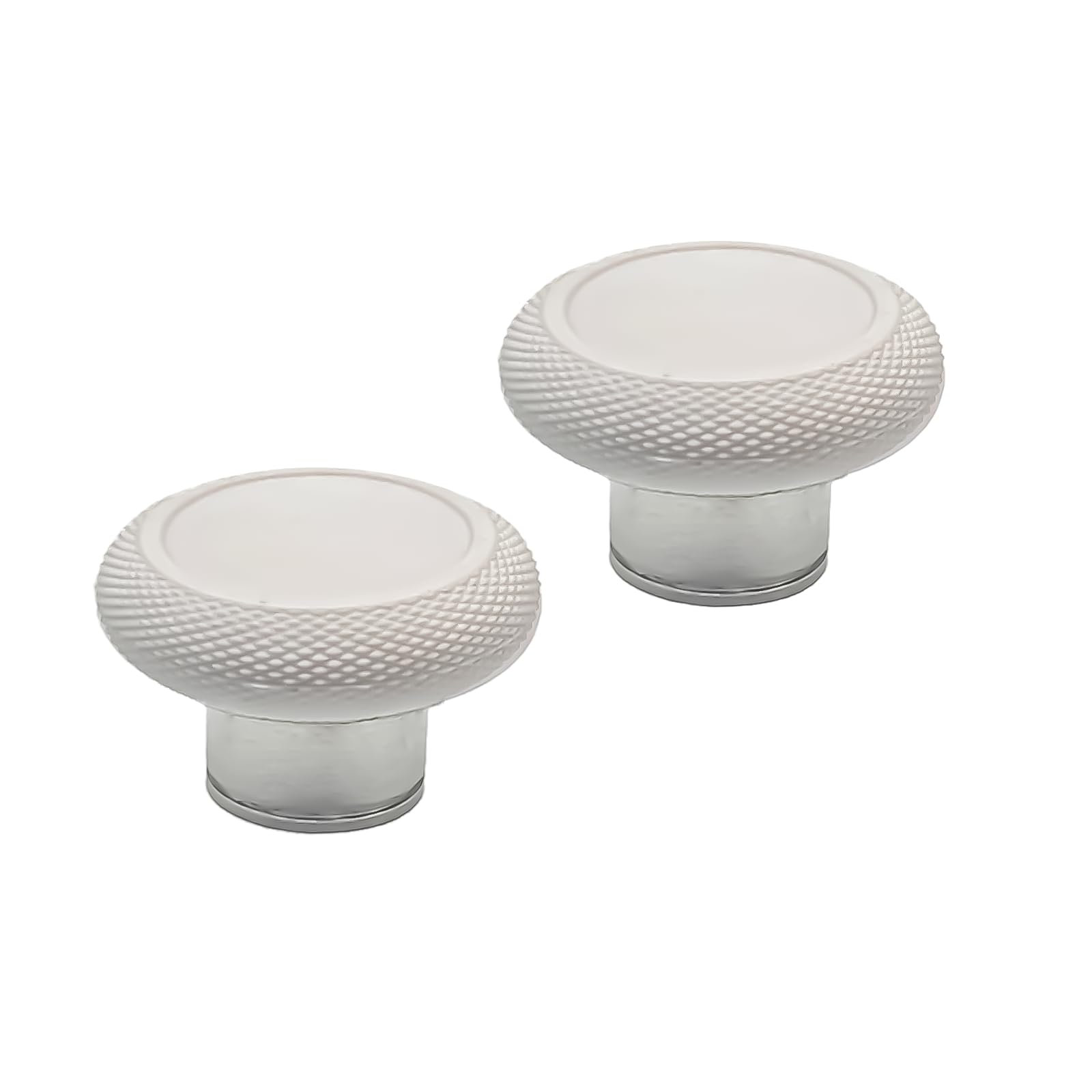 2 Pack Elite 2 Controller Short Thumbsticks Replacement for Xbox Elite Series 2 Controller 0.39in Standard Height Concave Magnetic Analog Short Joysticks for Elite Series 2 Core Controller (White)