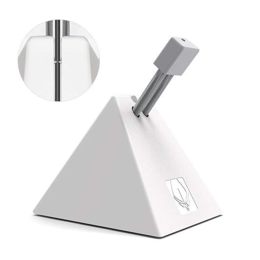 HOTLINEGAMES Mouse Bungee 3.0+ - White Cord Management Holder for Esports FPS Gaming