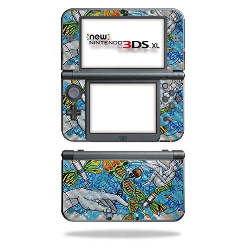 MightySkins Carbon Fiber Skin for Nintendo New 3DS XL (2015) - Fantastic Voyage | Protective  Durable Textured Carbon Fiber Finish | Easy to Apply  Remove  and Change Styles | Made in The USA