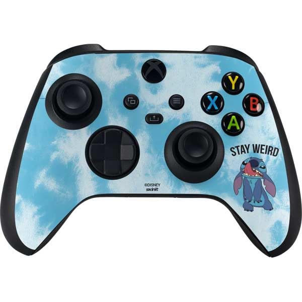 Skinit Decal Gaming Skin Compatible with Xbox Series X Controller - Officially Licensed character-themed Lilo and Stitch Stay Weird Design