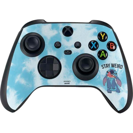 Skinit Decal Gaming Skin Compatible with Xbox Series X Controller - Officially Licensed character-themed Lilo and Stitch Stay Weird Design