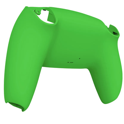 eXtremeRate PS5 Controller Green Soft Touch Grip Replacement Back Plate - Model DPFP3006