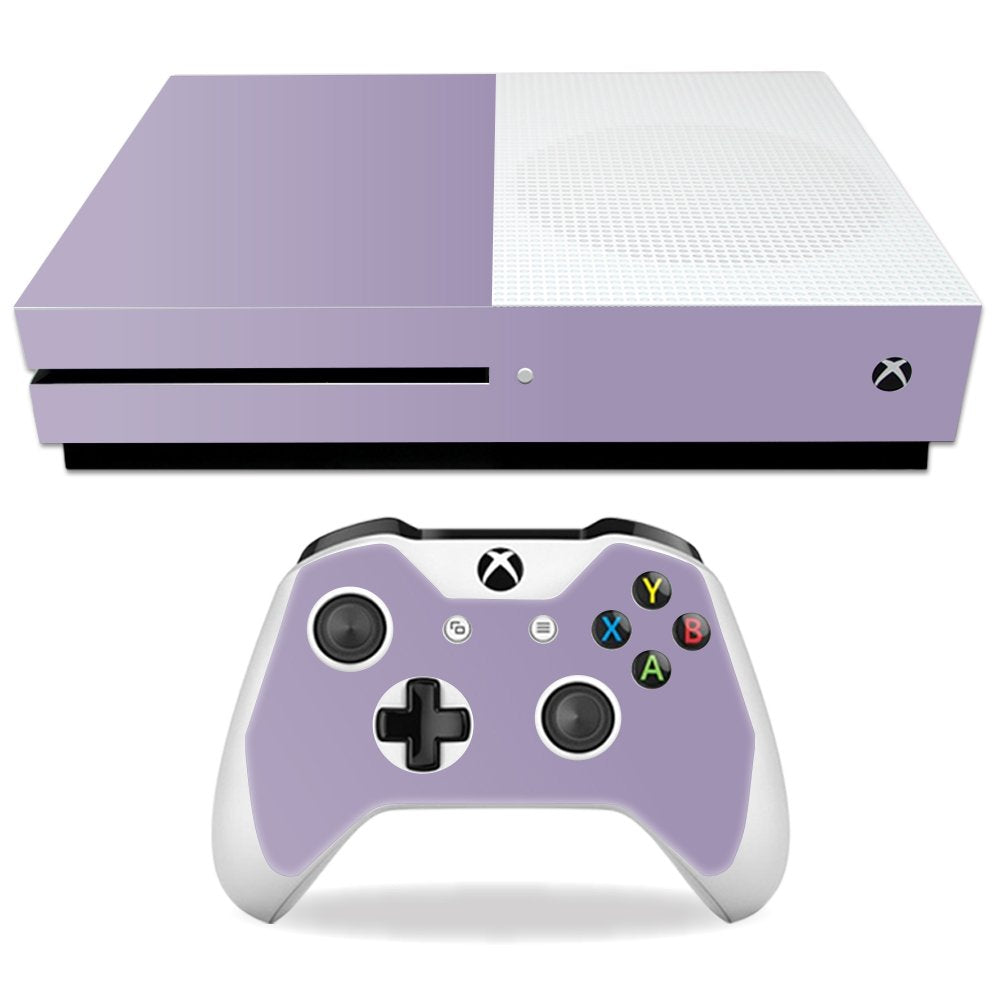 MIGHTY SKINS Xbox One S Skin - Solid Lavender Vinyl Decal Wrap, Durable & Easy to Change Styles, Made in USA