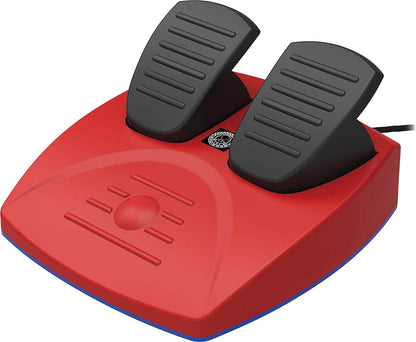 HORI Nintendo Switch Mario Kart Racing Wheel Pro Mini - Officially Licensed, Red, Model NSW-204U