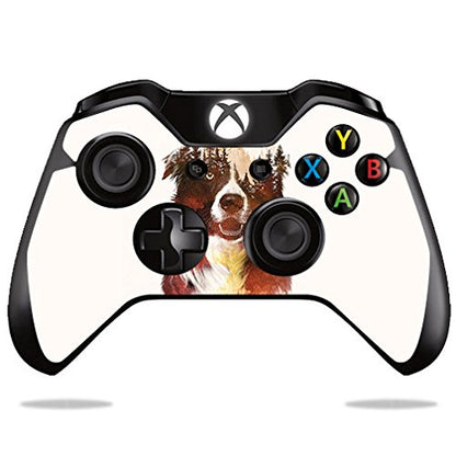 MIGHTY SKINS Xbox One/One S Controller Skin - One Forest Night | Durable Vinyl Wrap Cover | Easy Application | Made in USA
