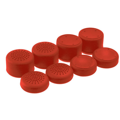 Foamy Lizard AceShot Thumb Grips for Xbox One & Steamdeck - 8 Red Silicone Antislip Analog Stick Grips (Model: FL-TALLTHMB-XBOXONE-RED)