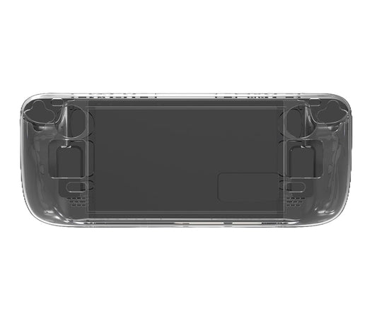 KUJOBUY Steam Deck Case Cover - TPU Protective Crystal Clear, Anti-Slip, Lightweight, 11.8x4.9x1.5, Ergonomic Grip