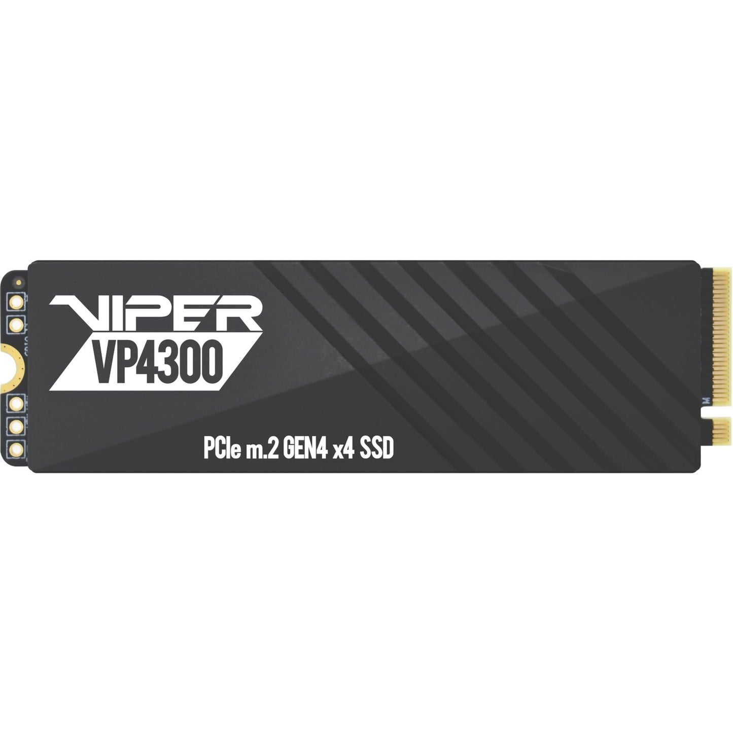 Patriot Viper VP4300 2TB M.2 PCIe Gen4 SSD - Black, 0.3"x0.9"x3.1", Model VP4300-2TB