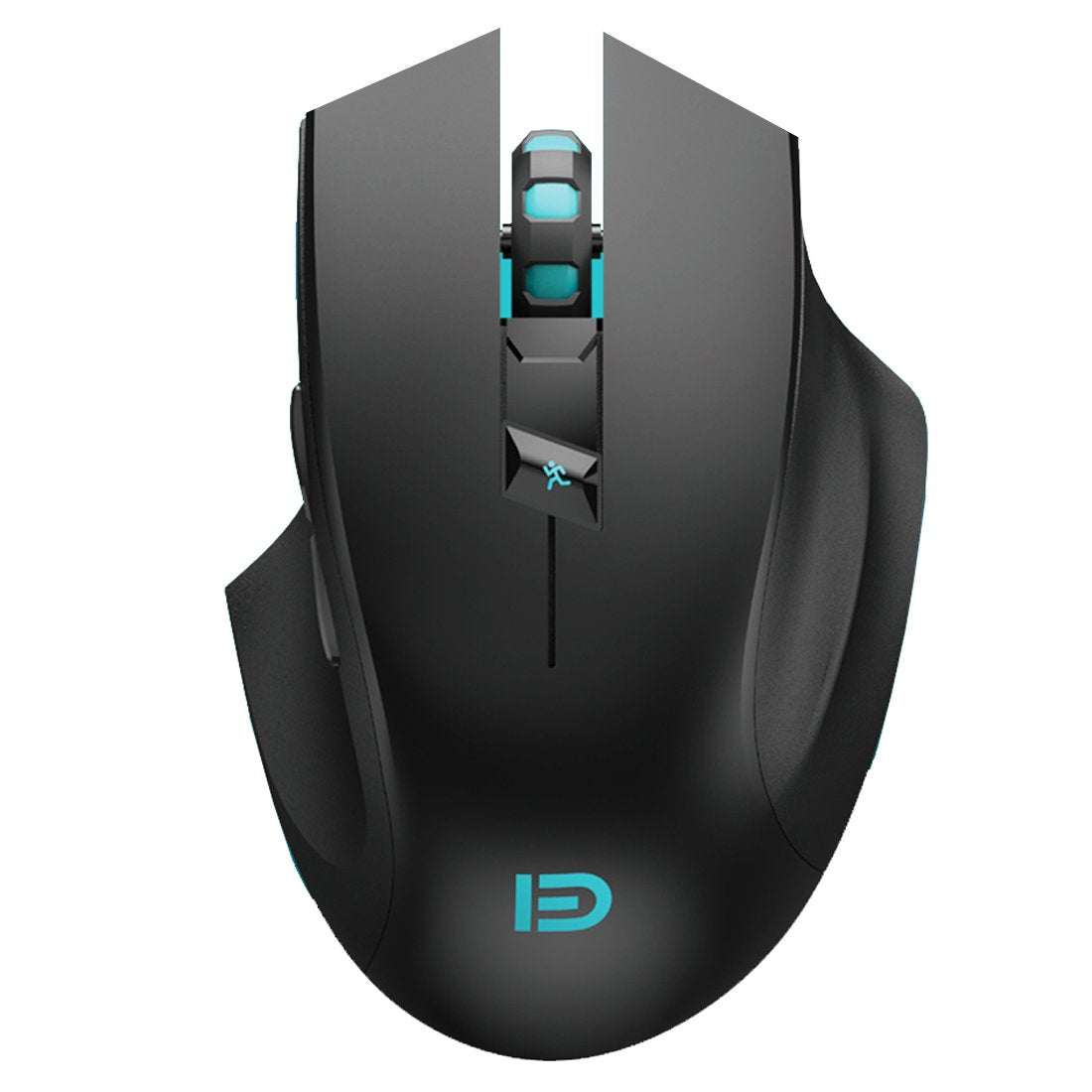 Granvela Noiseless Wireless Mouse Forter i720 Ergonomics Right-Handed Wireless Silent Gaming Mouse for Windows and MAC - Black