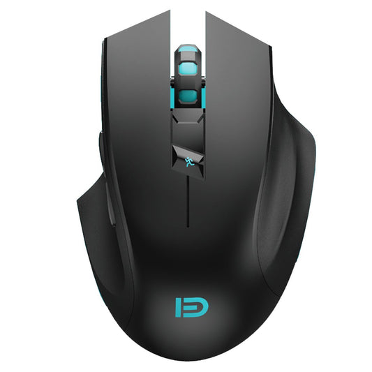 Granvela Noiseless Wireless Mouse Forter i720 Ergonomics Right-Handed Wireless Silent Gaming Mouse for Windows and MAC - Black