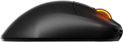 SteelSeries Mini Wireless FPS Gaming Mouse – Ultra Light, 5 Programmable Buttons, 2.4GHz, 100H Battery, Black, Model 62426