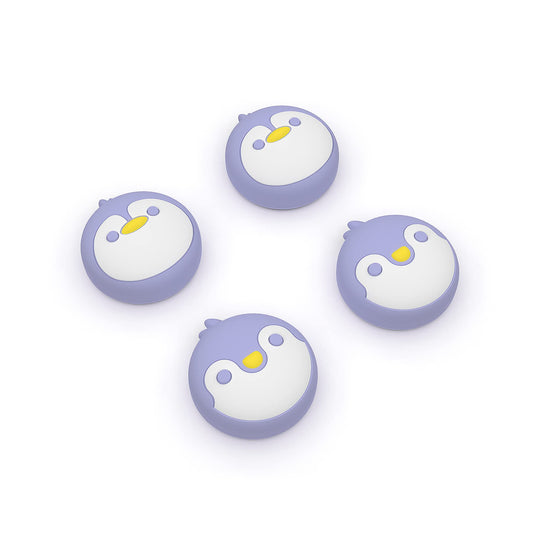 PlayVital Penguin Joystick Caps for Nintendo Switch  Thumbstick Caps for Switch Lite  Analog Cover for OLED Joycon Thumb Grips - Light Violet