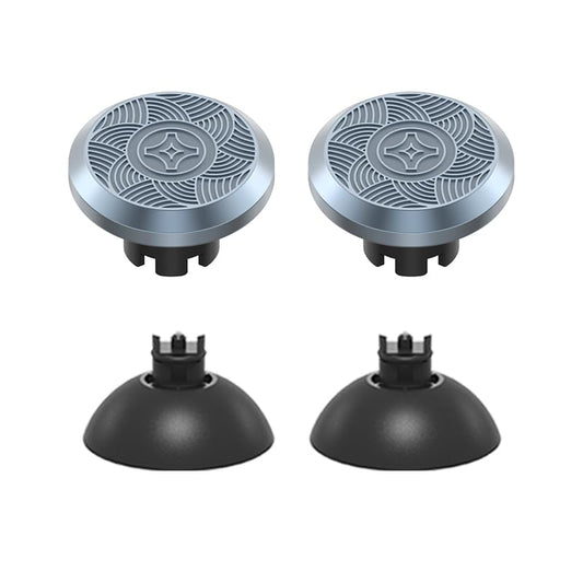 KD.FLY Metal Thumbsticks for PS5 Controller Joystick Replacement  Thumb Sticks for PS4 Controller  Custom Thumb Grips for Switch Pro Controller  2 Joystick  2 Thumbstick Base  Sacred Geometry