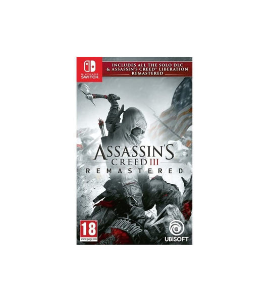 Ubisoft Assassins Creed 3 + Assassins Creed Liberation Remastered - Switch Game Hub for Gaming Consoles with USB Interface