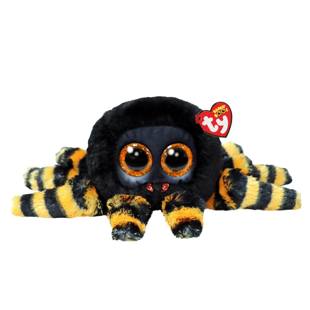 Ty Beanie Boo Charlotte Spider - Halloween 2023 - 15 cm Plush Toy - Model T37298